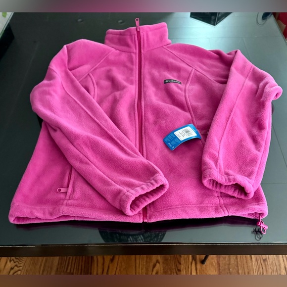 Columbia Fleece Zip Up Jacket - Picture 1 of 4